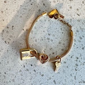 Gold Pandora Bracelet